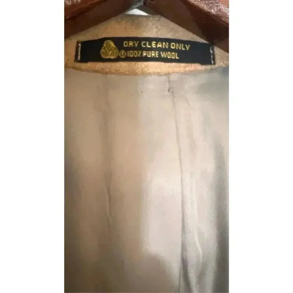 Vintage David Benjamin Men’s Medium Tan 100% Wool Camel Hair Sports Coat Blazer‎